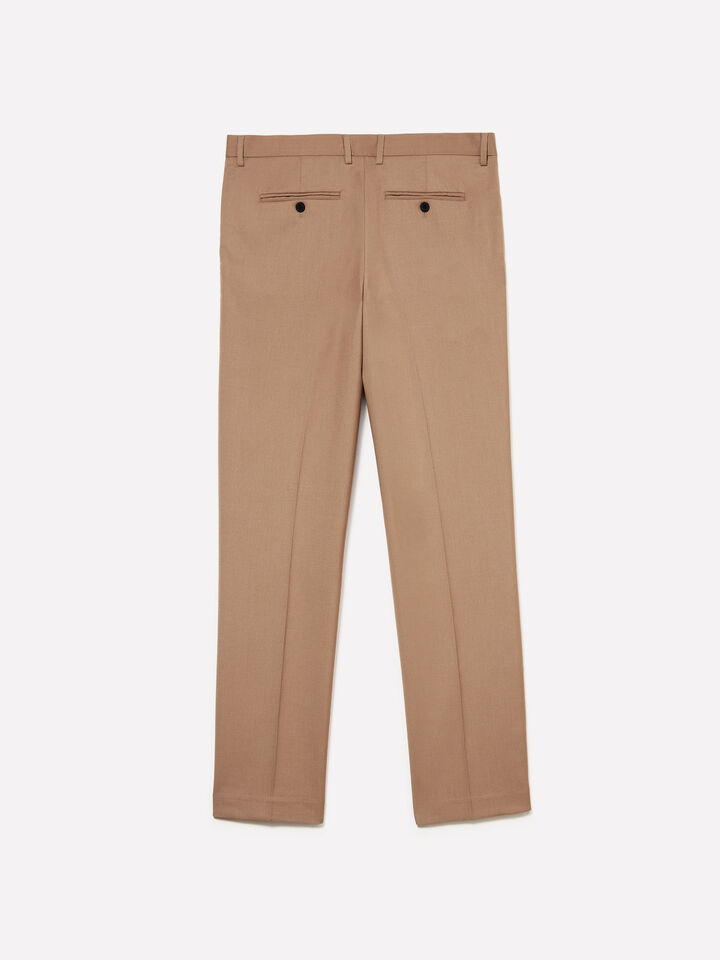 Maßgeschneiderte Hose in Kamelbraun - slim hosen für herren - Camel | Sisley image number 6
